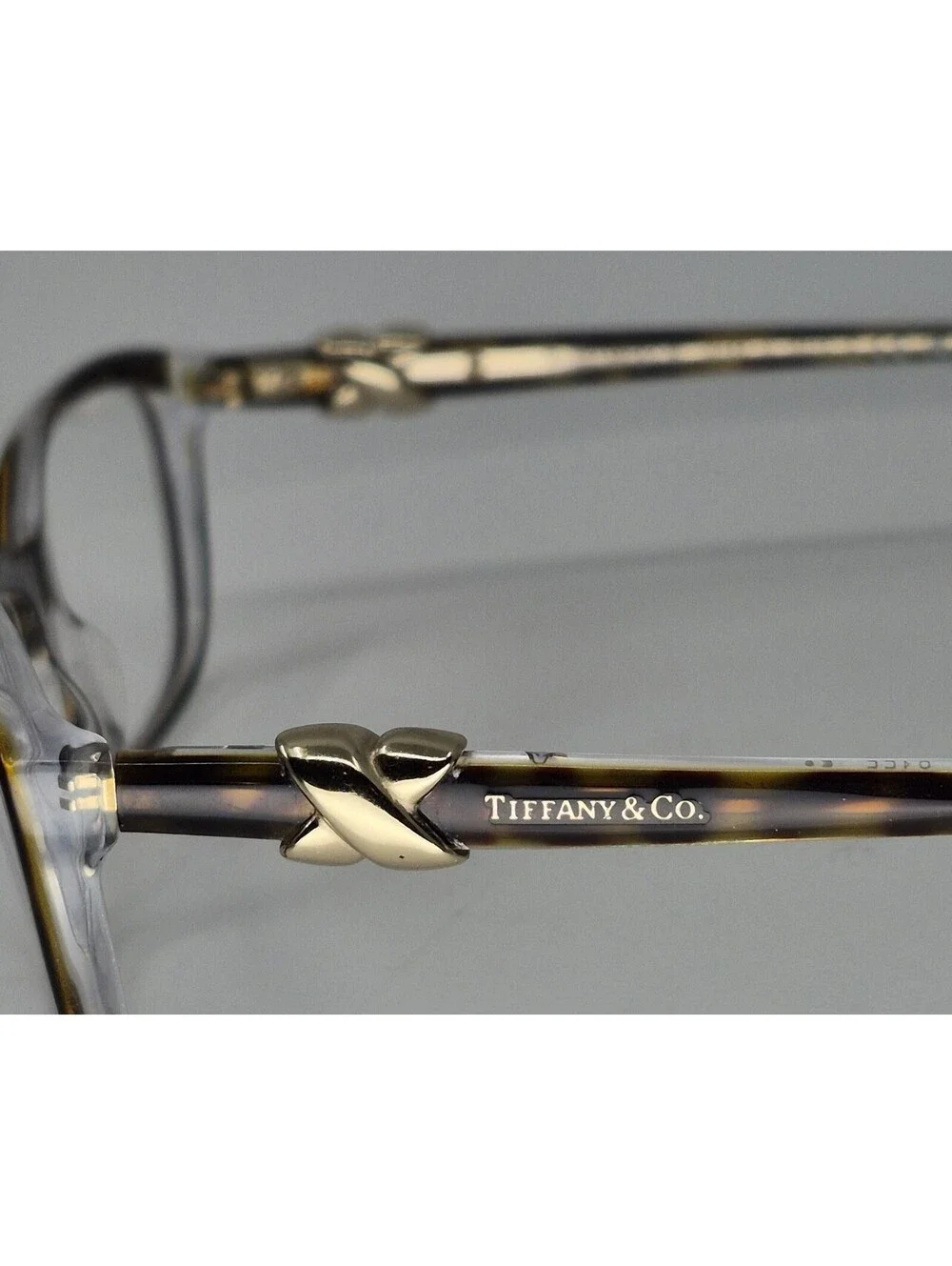 TIFFANY & CO TF 2074 8155 Eyeglasses Havana Gold Full Rim 52-16-135 Italy